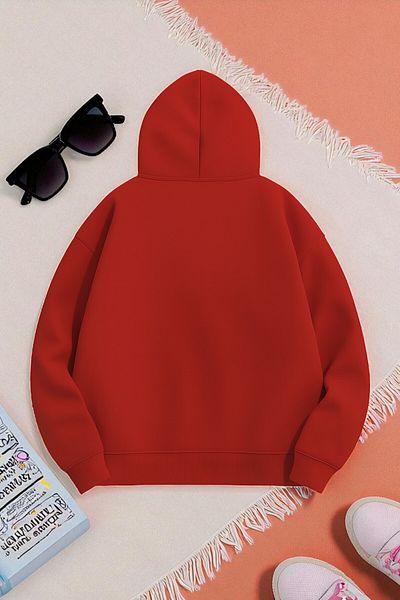 uyguntarz Unisex W Printed Oversize Sweatshirt
