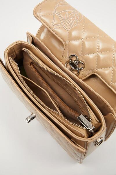 Levidor Mink Rose Printed Handbag