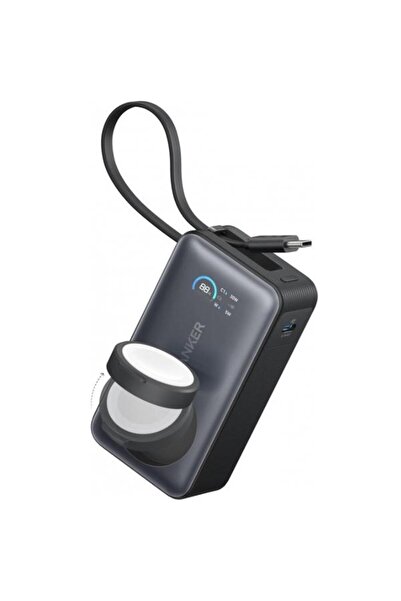 Anker Baterie externă MagGo, 10000mAh, 35W, PD + QI, 1 x QI - 2 x USB-C (Negru)