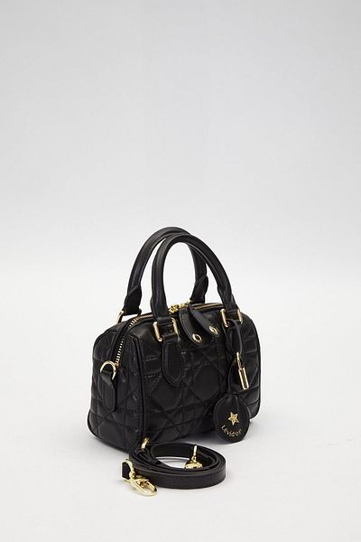 Levidor Black Lock Accessory Detailed Handbag