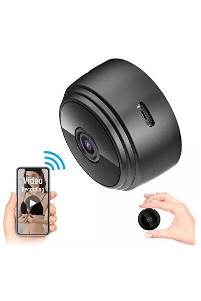 OEM Mini WiFi Surveillance Camera, Night Vision, HD, 1080, Black