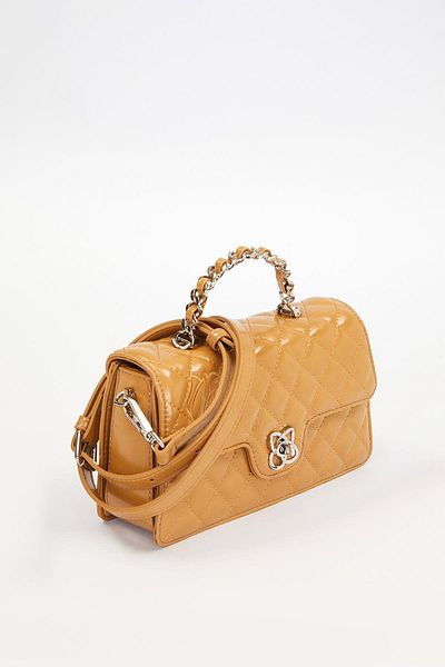 Levidor Khaki Rose Printed Handbag