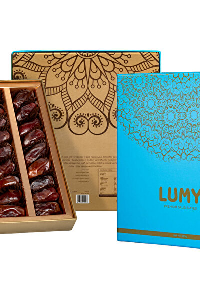Lumy Dates تمور لومي السعودية الفاخرة - علبة هدايا ٤٠٠ غرام