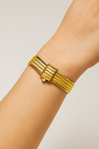 Altın 8 AYAR HASIR KELEPÇE BİLEZİK-8A185