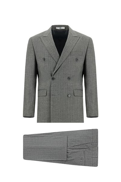 Kiğılı Regular Fit Striped Double Breasted Suit