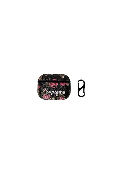 SOHO Case with rose pattern for Apple AirPods Pro, leather
