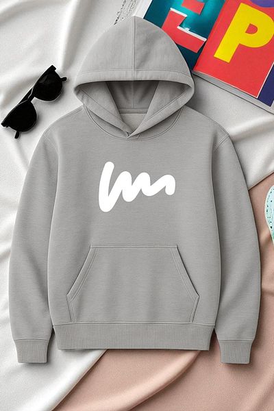 uyguntarz Unisex W Printed Oversize Sweatshirt