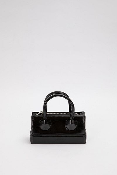 Levidor Black Adjustable Lock Detailed Handbag