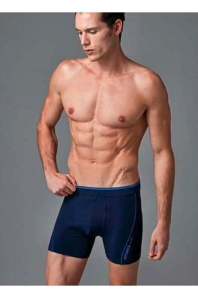 Eros 2 Pieces Cotton & Lycra, Compact, Men's Long Boxer 95% Cotton, 5% Lycra