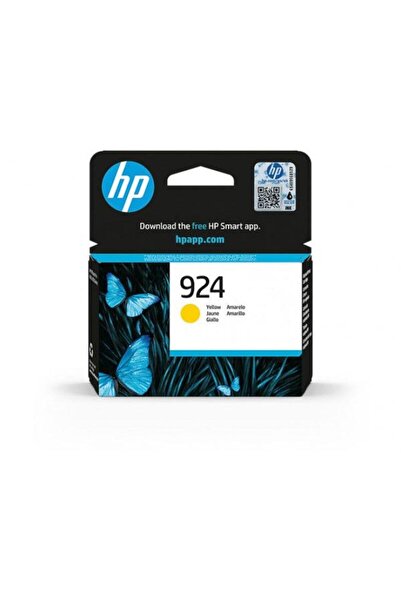 HP Мастилена касета 924, Жълта, 500 страници