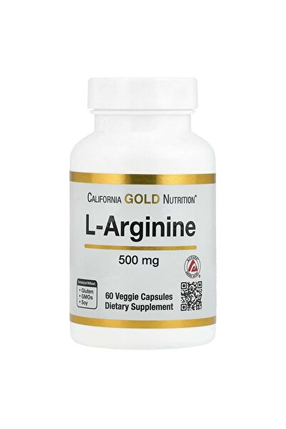 California Gold Nutrition L-arginine 500 mcg 60 Kapsül