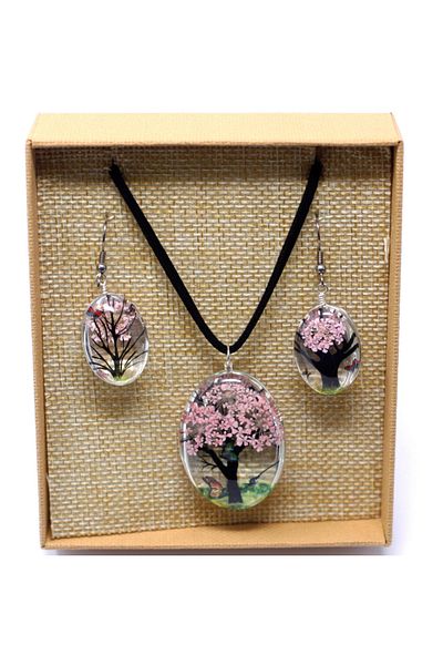OEM Pressed Flowers - Tree of Life Set - Pink