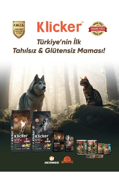 klicker MİNİ ORTA IRK YETİŞKİN KÖPEK KURU MAMASI SOMONLU 12 KG