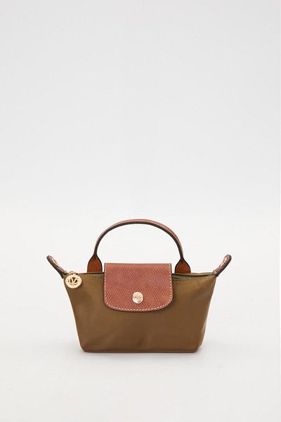 Levidor Dark Green C12 9604 Leather Cover Detailed Handbag