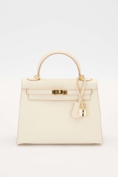 Levidor Krem Döndürme Kilit Büyük El Çantası