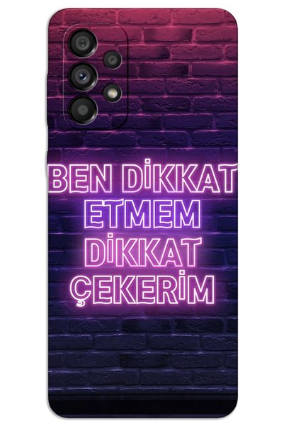 MRCİLETİSİM غطاء خلفي مطبوع بنمط HD لهاتف Samsung Galaxy A52 - يجذب الانتباه