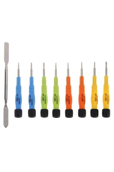 SOHO Set profesional cu 9 șurubelnițe de precizie pentru reparații, multicolor