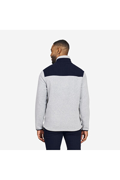 Decathlon Tribord Men's Warm Sailing Fleece - Variegated Gray - Sailing 100