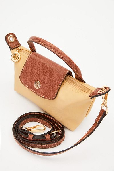 Levidor Khaki Leather Cover Detailed Handbag