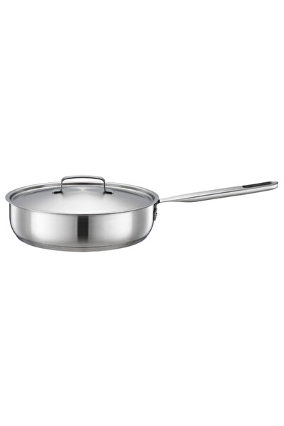 FiSKARS All Steel Frying Pan with Lid, 260mm