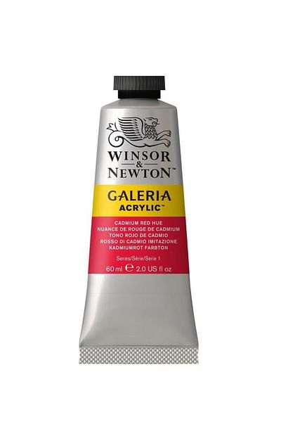Winsor Newton Galeria Acrylic Color – Cadmium Red, 60 ml Rich Pigment