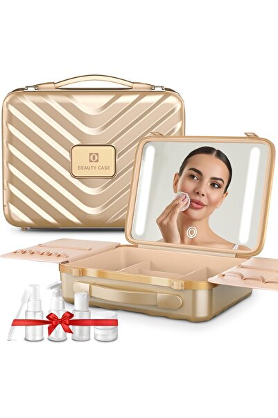 genric EASYINBEAUTY Travel Makeup Case with Lighted Mirror