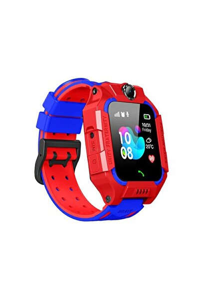 SOHO Smart Watch Defender for Kids with SIM and Video Camera, LBS Location, Red