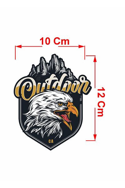 stickerusta Eagle Beşikaş 4X4 Off Road Mountain Climber Camping Camper Sticker 01766