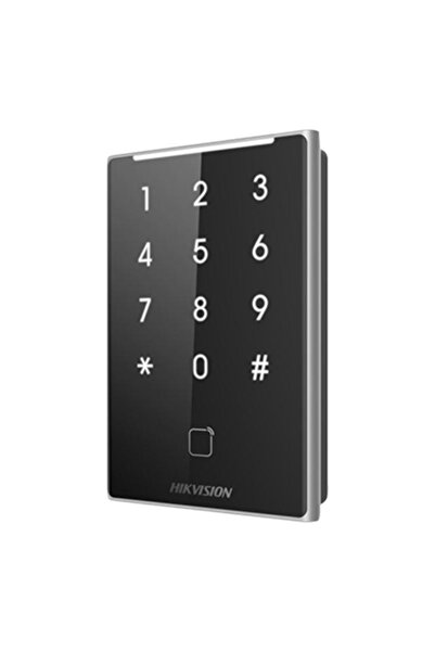 Hikvision Четец за безконтактни карти MIFARE с вградена клавиатура, Wiegand, ...