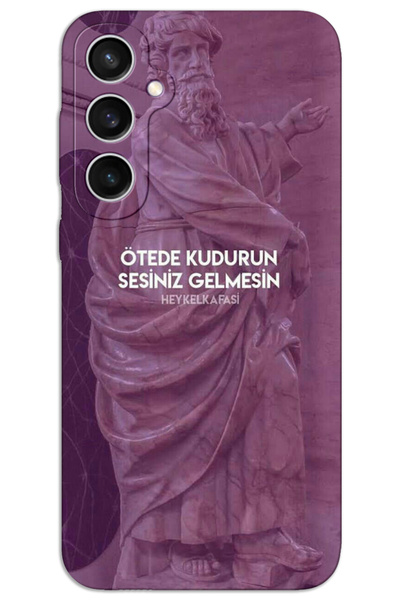 MRCİLETİSİM حافظة Samsung Galaxy S24 ذات غطاء خلفي مطبوع بنمط HD - أنت أجمل