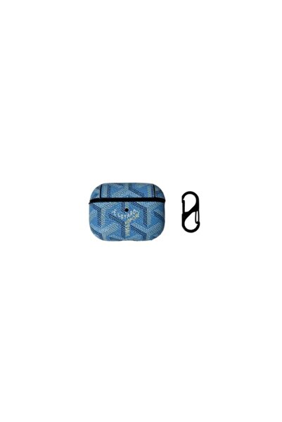 SOHO Model case made of leather for Apple AirPods Pro, Blue-Black