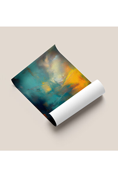 Rosaart Unframed Poster, Digital Print Abstract Mysterious Reflections, Hall Office Living Room Decoration,Poster