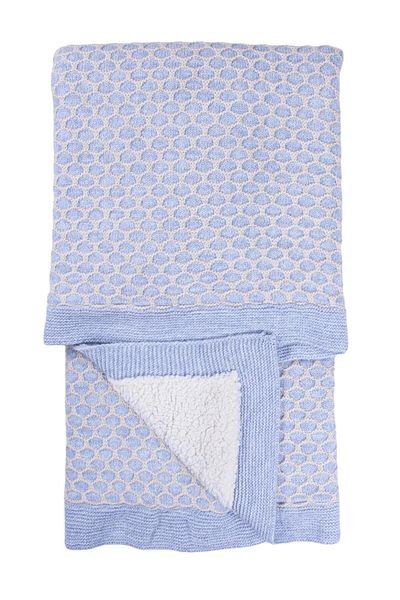 Kidaxi Kd19029 Welsoftt Lined Knitwear Blanket 90X90 90X90 Blue