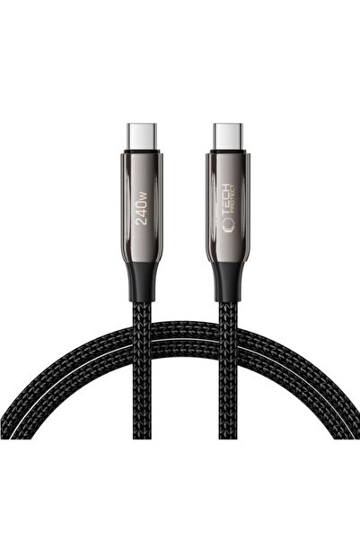 Tech-Protect Cablu de date și încărcare USB-C la USB-C UB10T Ultraboost, 240W...