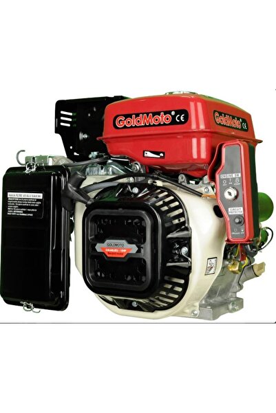 gold moto GoldMoto GM440JEU Benzinli Motor 15Hp Marşlı Krank Mili Konik Uzun