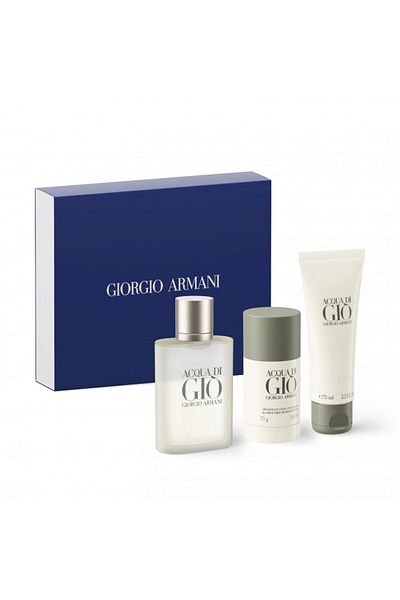 Giorgio Armani Acqua Di Gio, Men's Gift Set-Eau de Toilette 100ml+ Deo Stick + After Shave Balm
