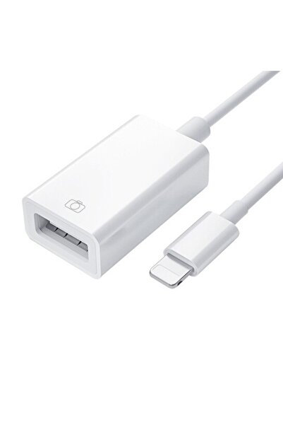 SOHO Adaptor OTG Lightning la USB 2.0, 5Gbps, 13 cm, Alb