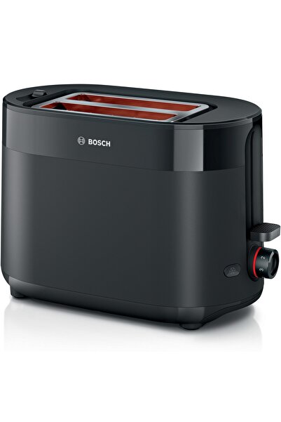Bosch Compact Toaster TAT2M123 with defrost and reheating settings, bun warming rack, high lift, aut