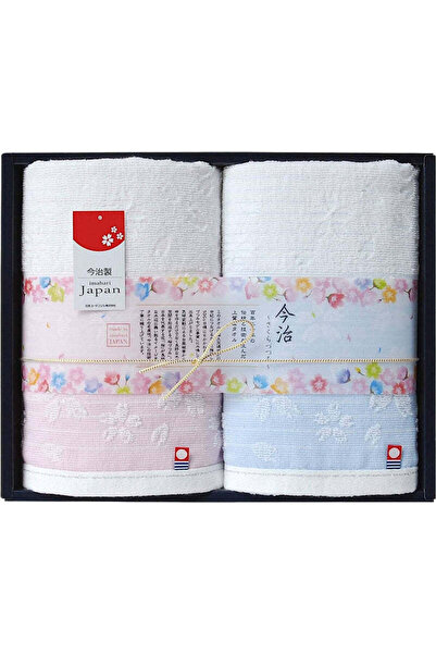 OEM Gift set of 2 face towels, 100% premium quality cotton, Imabari