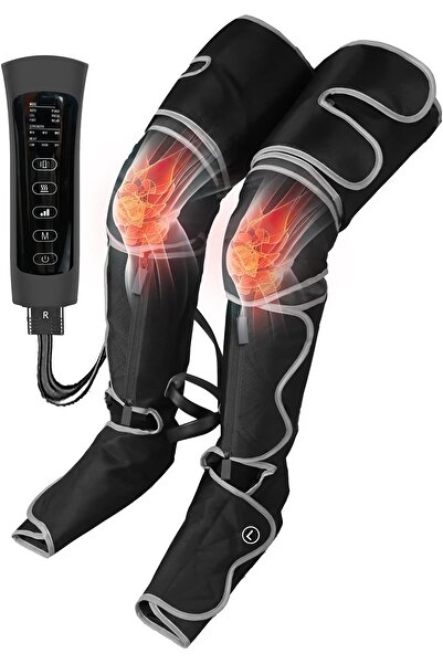 D&K WONDER Aparat Masaj Picioare 6 Moduri, 3 Niveluri Intensitate, Incalzire, Compresie Aer, LCD, Relaxare