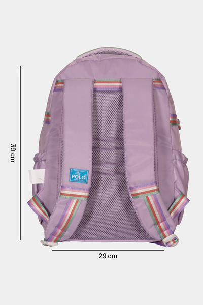 Miracle Multi-Pocket Girl's Primary School Backpack with Teddy Bear