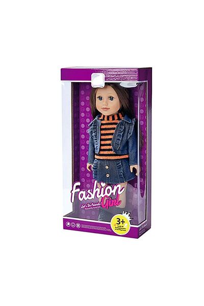 OCIE Fashion doll with denim dress 46 cm