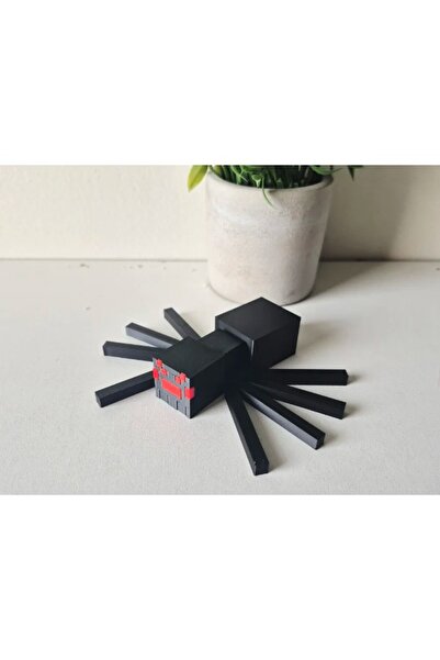 3D Minecraft Örümcek