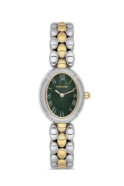 Dice Kayek Dk.1.Ag1422.03 Steel Cord with Roman Numerals Oval Dial Steel Case 3 Atm Water Resistant m