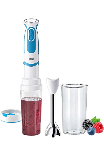 Braun Mixer vertical MQ 5251, 21 de viteze, 1000 W, Alb / Albastru