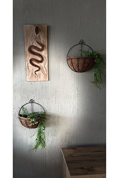 Store “Naja – Koruyucu Yılan Oyma Ahşap Duvar Panosu El Yapımı | Mistik ve Doğal Dekor