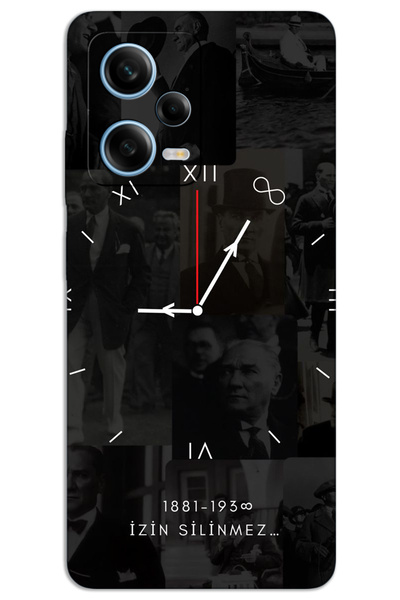 MRCİLETİSİM Xiaomi Redmi Note 12 Pro 5G Kılıf HD Desen Baskılı Arka Kapak - A...