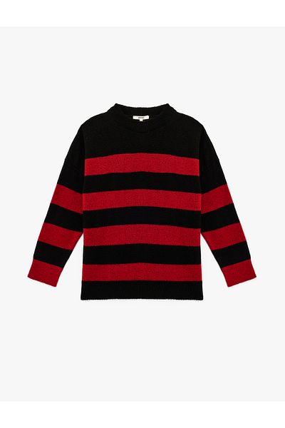 Koton Long Sleeve Crew Neck Sweater Oversize Sweater