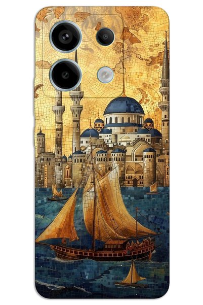 MRCİLETİSİM Xiaomi Redmi Note 13 Pro 5g Case Hd Pattern Printed Back Cover - ...