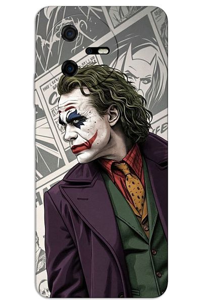 MRCİLETİSİM Casper Via A40 Case Hd Pattern Printed Back Cover - Joker